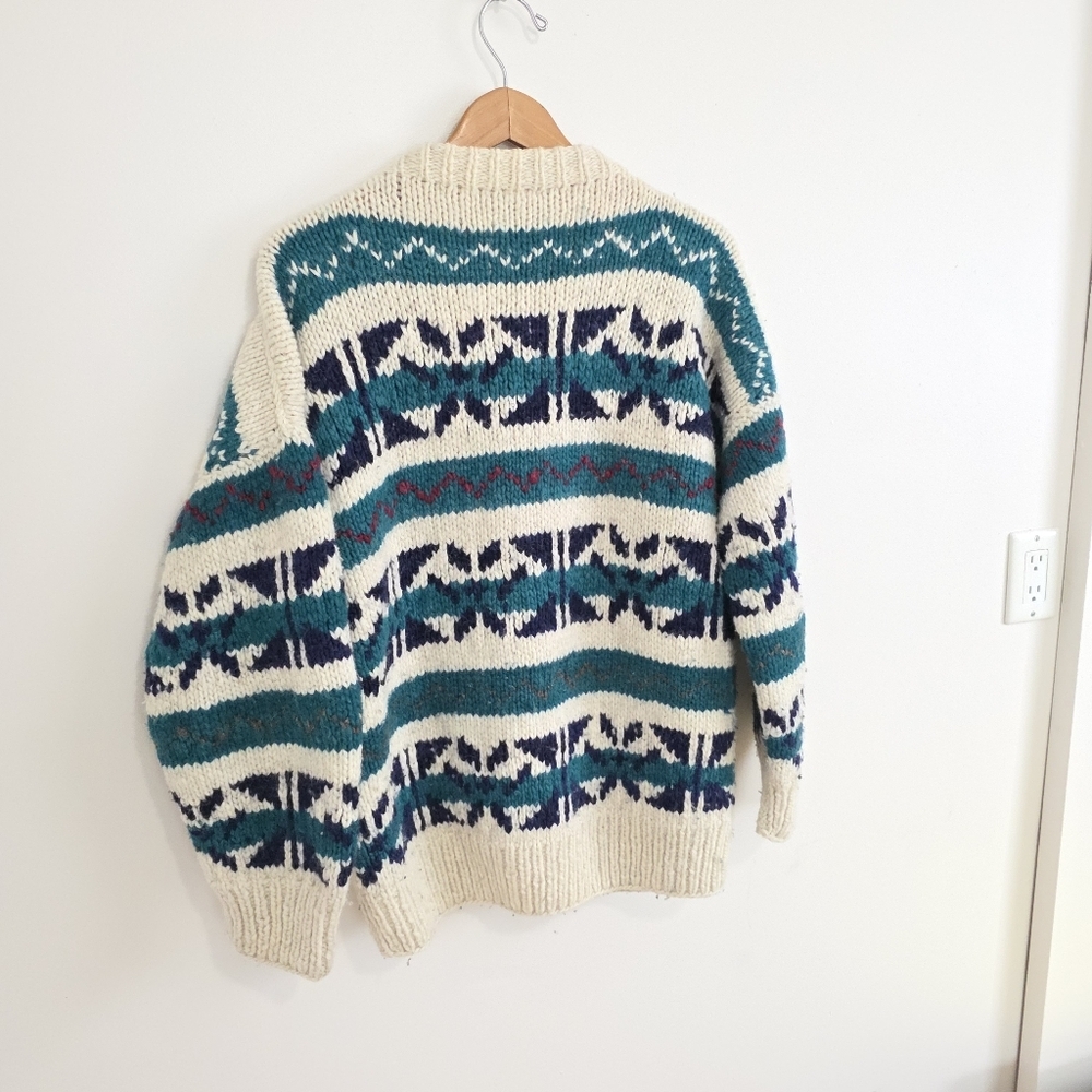 Vintage Alma Knit Wool Cardigan Jacket - Picture 3 of 12